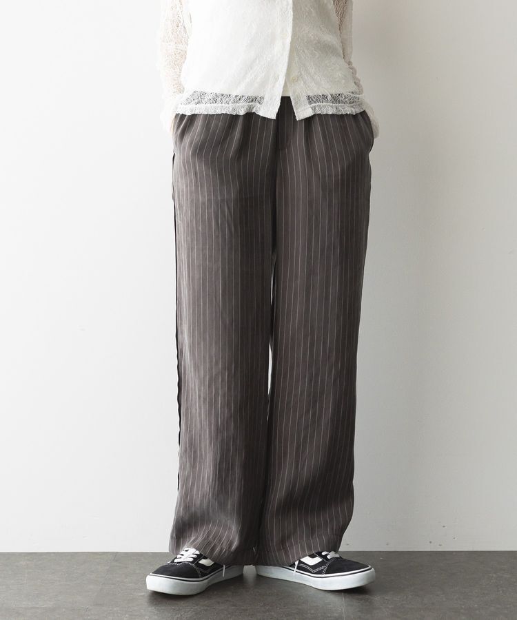 GARAGE OF GOOD CLOTHING「ストライプドロストストレートパンツ」|その他|