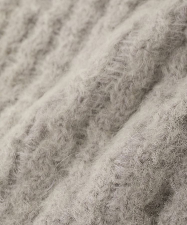 GARAGE OF GOOD CLOTHING「モヘア混ケーブル切り替えノースリーブプルオーバー」|ニット・セーター|