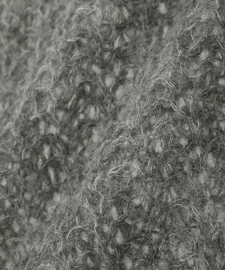 GARAGE OF GOOD CLOTHING「モヘア混襟付きニットシアープルオーバー」|ニット・セーター|