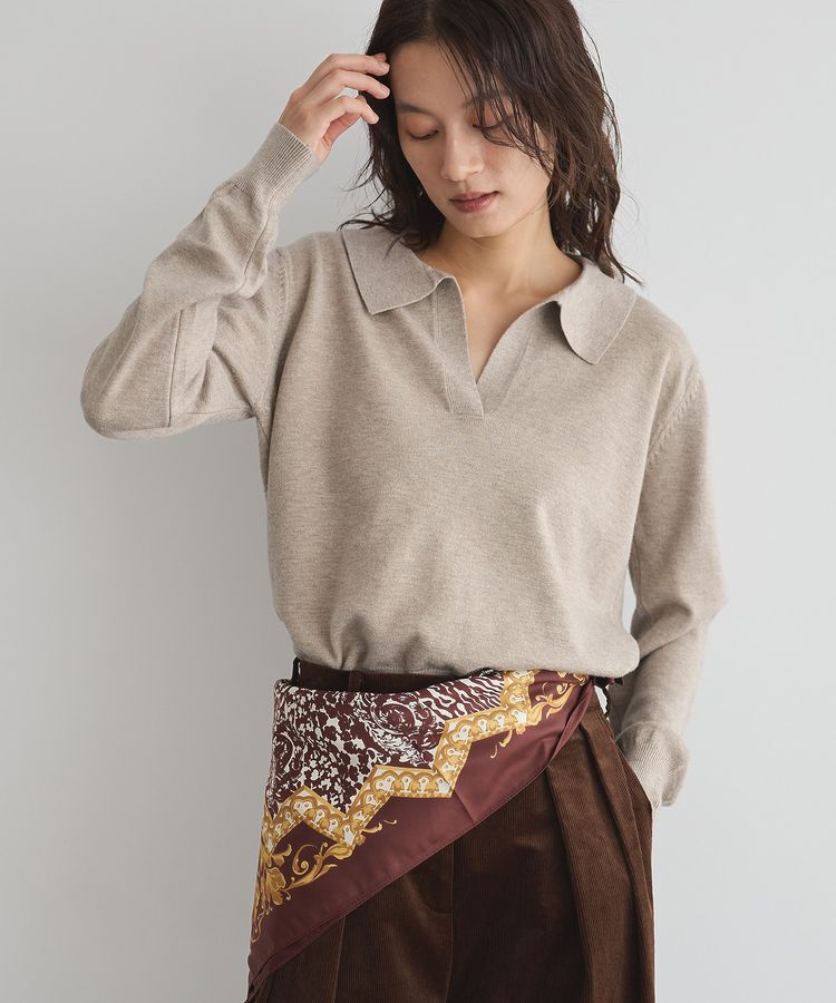 GARAGE OF GOOD CLOTHING「ポロ襟ニットプルオーバー」|ニット・セーター|