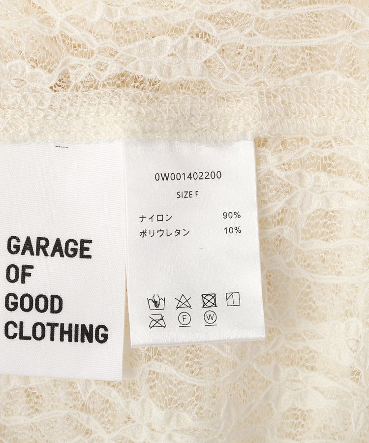 GARAGE OF GOOD CLOTHING「ストレッチレースクルーネックプルオーバー」|Tシャツ・カットソー|
