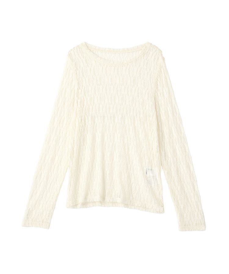 GARAGE OF GOOD CLOTHING「ストレッチレースクルーネックプルオーバー」|Tシャツ・カットソー|