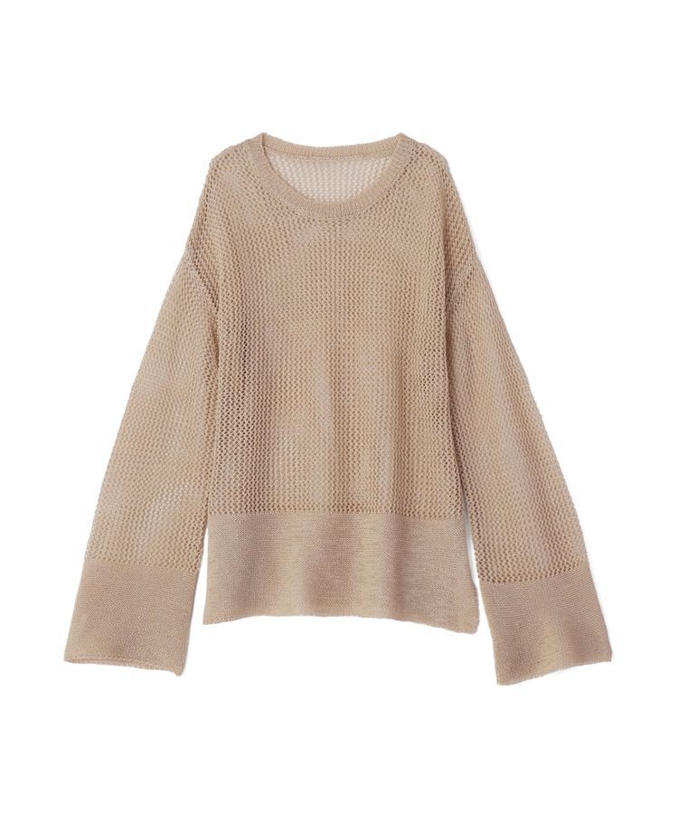GARAGE OF GOOD CLOTHING「ストローヤーンメッシュプルオーバー」|ニット・セーター|