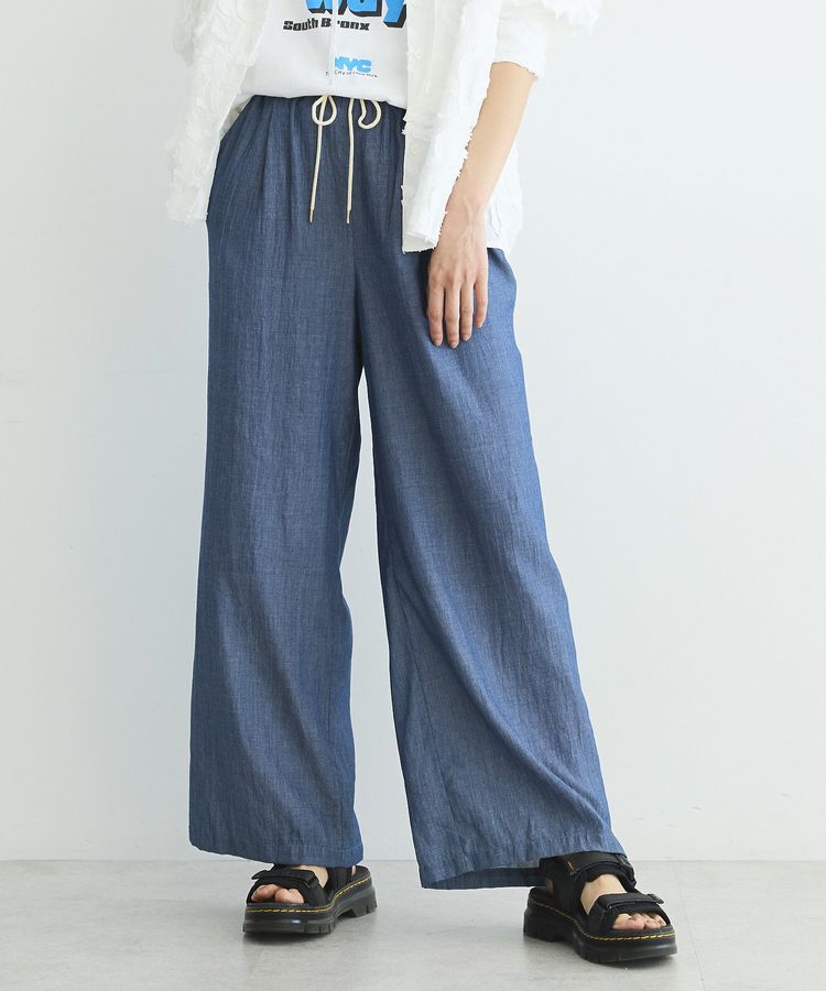 GARAGE OF GOOD CLOTHING「【日本製】シアーデニムロングパンツ」|その他|Blue