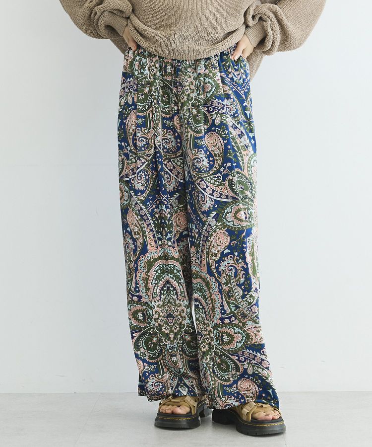 GARAGE OF GOOD CLOTHING「ペイズリー柄プリントワイドパンツ」|その他|