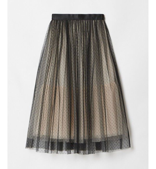 LOULOU WILLOUGHBY「【LOULOU WILLOUGHBY】ドットチュールスカート」|スカート|