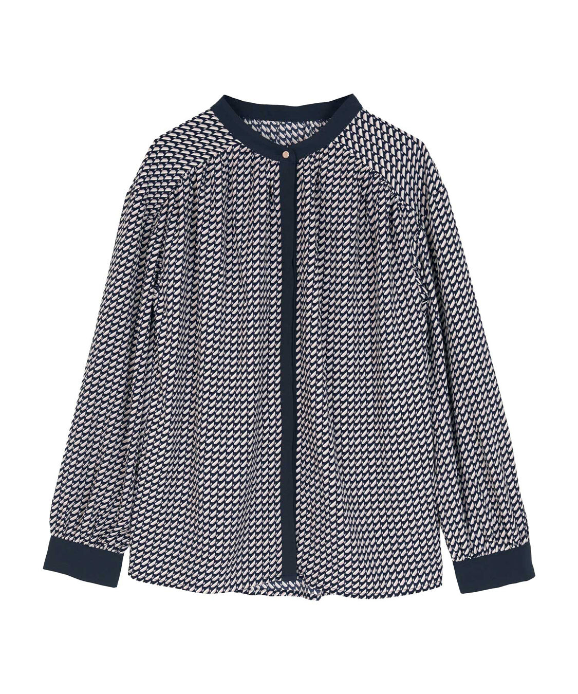 ur's「ジオメトリックバンドカラーブラウス」|シャツ・ブラウス|