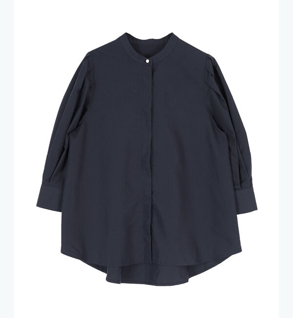 ur's「【星玲奈さんコラボアイテム】バンドカラーパフスリーブブラウス」|シャツ・ブラウス|