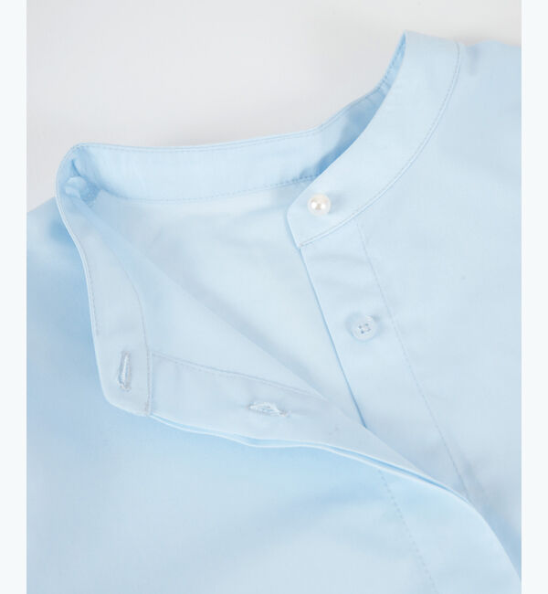 ur's「【星玲奈さんコラボアイテム】バンドカラーパフスリーブブラウス」|シャツ・ブラウス|