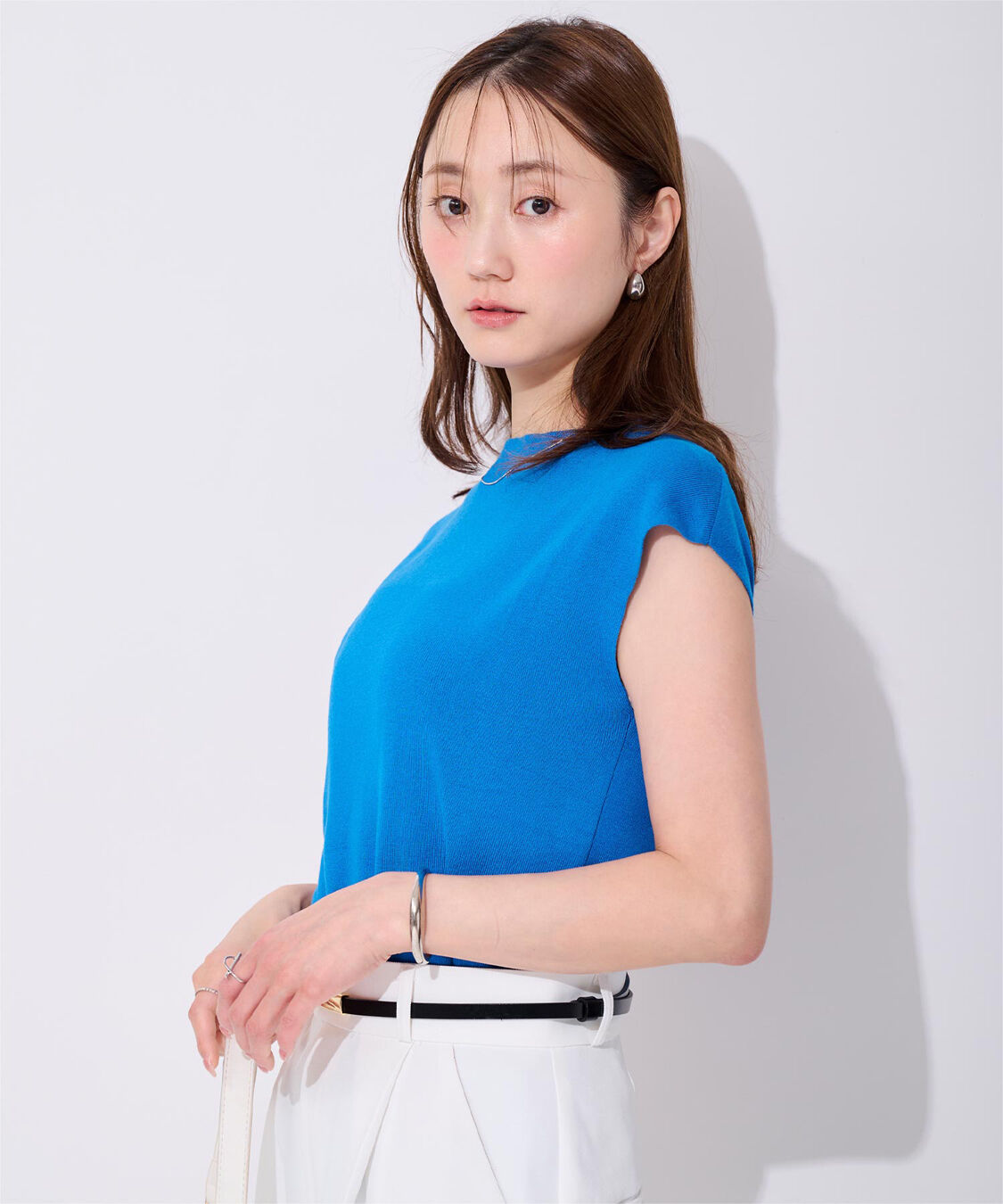 ur's「プチハイネックフレンチスリーブニット」|ニット・セーター|