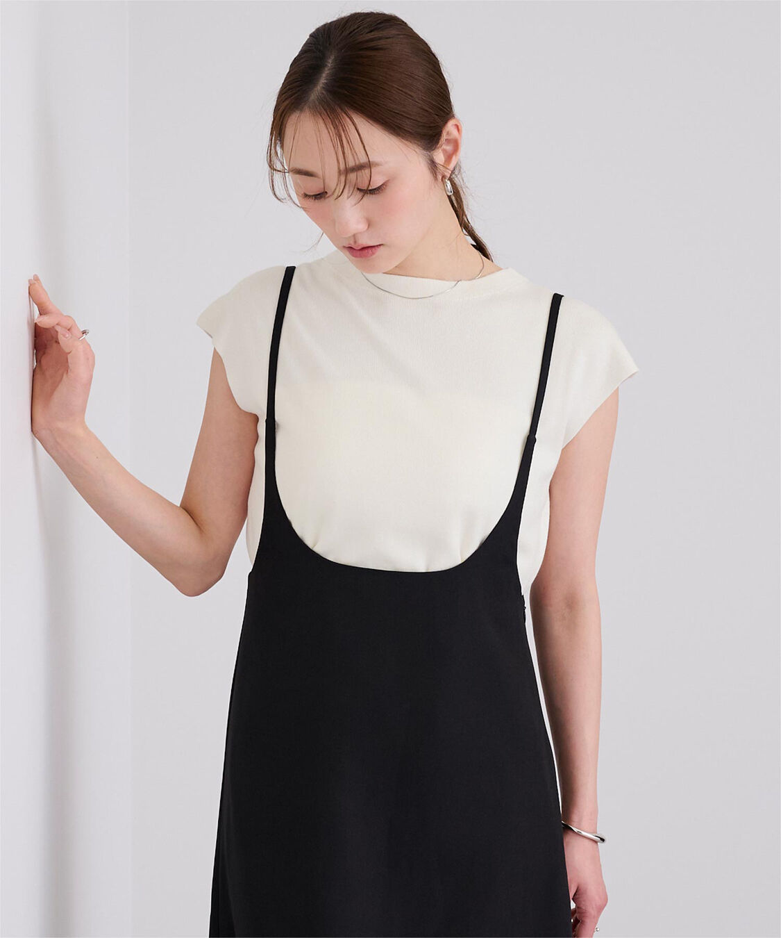 ur's「プチハイネックフレンチスリーブニット」|ニット・セーター|