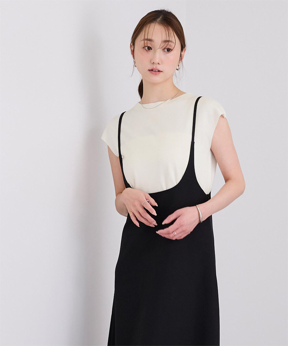 ur's「プチハイネックフレンチスリーブニット」|ニット・セーター|