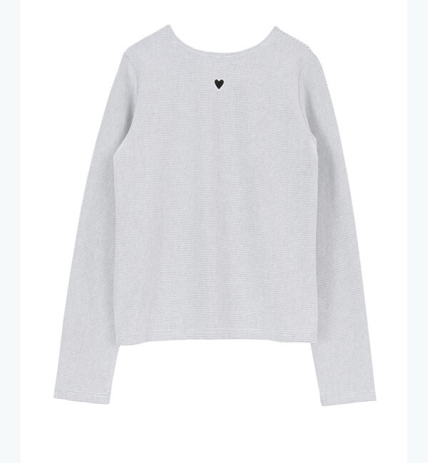 titivate「ハートカット刺繍前後2wayカットソー」|Tシャツ・カットソー|