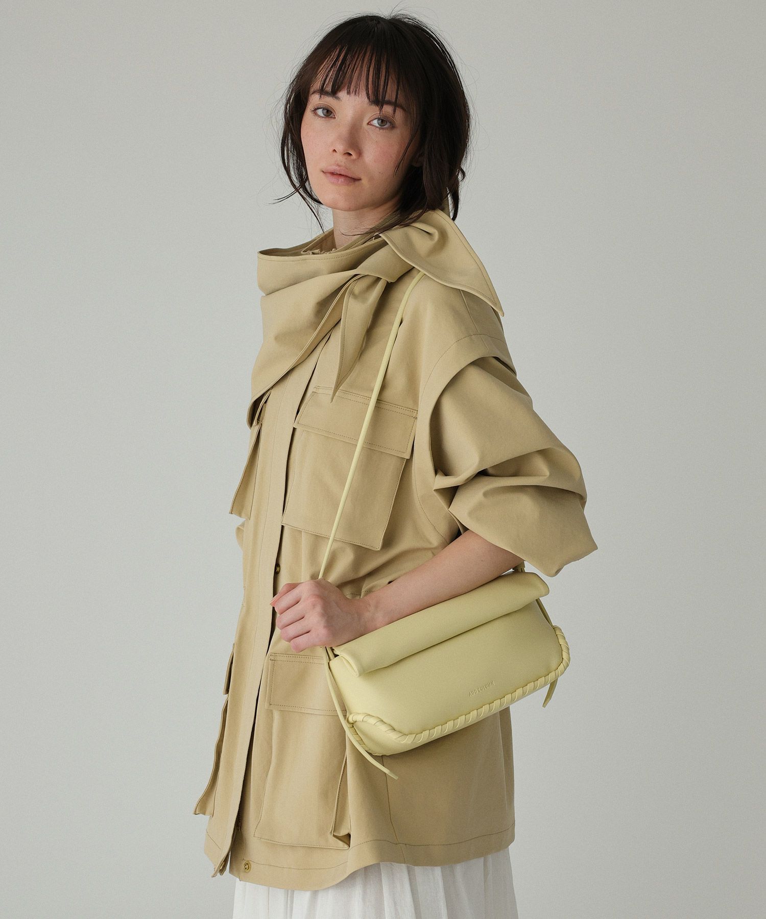 BABYLONE「【撥水・UVカット】ダブルクロスブルゾン」|ブルゾン・スタジャン|