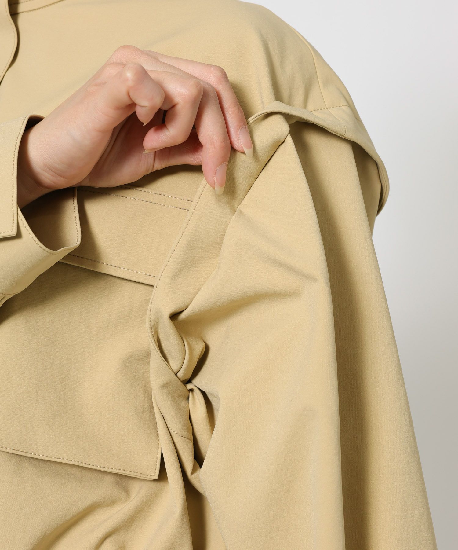 BABYLONE「【撥水・UVカット】ダブルクロスブルゾン」|ブルゾン・スタジャン|