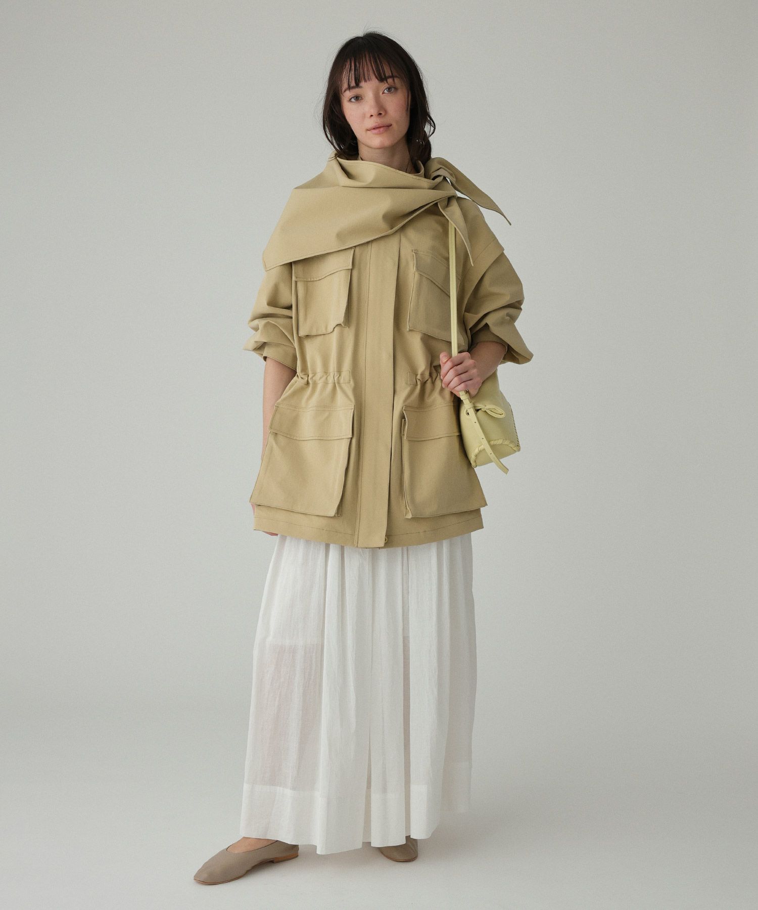 BABYLONE「【撥水・UVカット】ダブルクロスブルゾン」|ブルゾン・スタジャン|