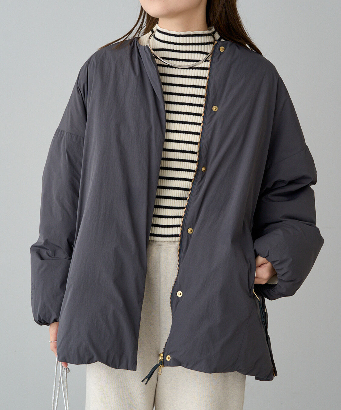  「【リバイバル/WEB限定】フレンチダックダウンサイドジップジャケット」|テーラードジャケット|