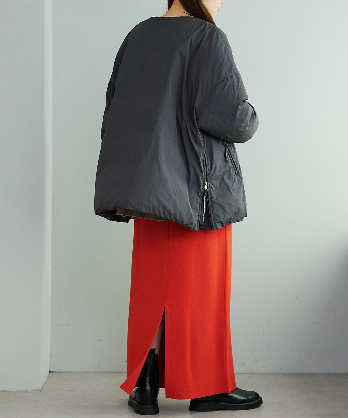  「【リバイバル/WEB限定】フレンチダックダウンサイドジップジャケット」|テーラードジャケット|