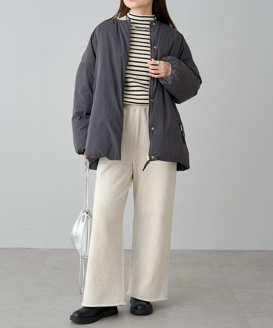  「【リバイバル/WEB限定】フレンチダックダウンサイドジップジャケット」|テーラードジャケット|