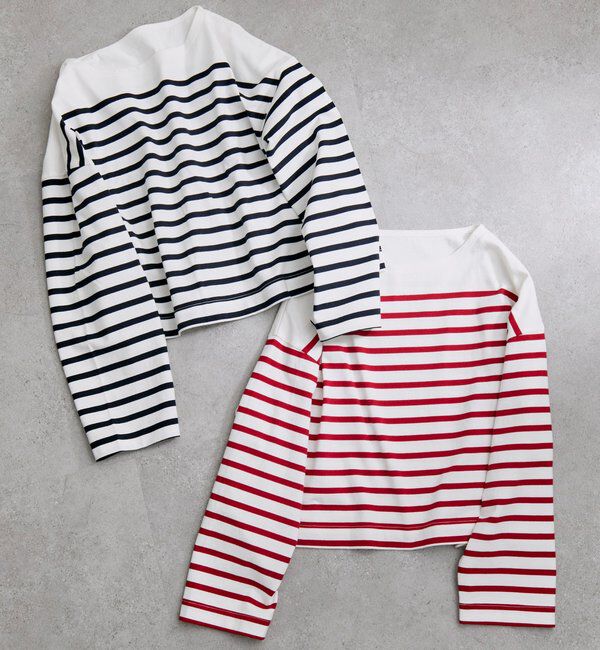  「【@kokiminitaコラボ】パネルボーダーワイドスリーブカットソー」|Tシャツ・カットソー|