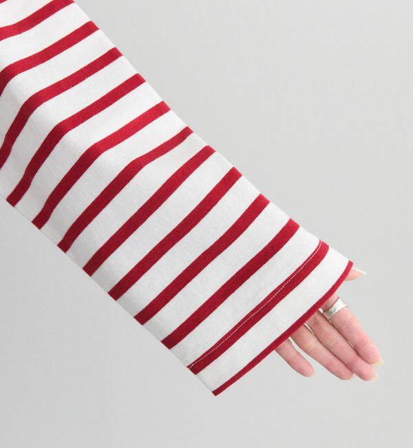  「【@kokiminitaコラボ】パネルボーダーワイドスリーブカットソー」|Tシャツ・カットソー|