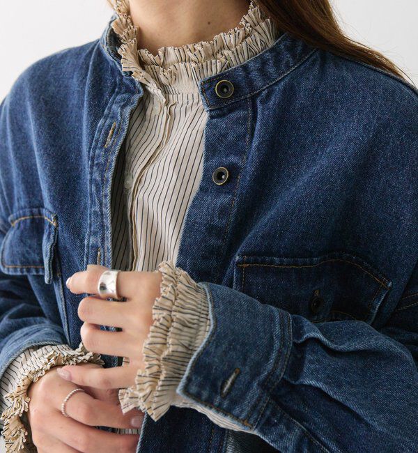  「襟袖プリーツブラウス」|シャツ・ブラウス|