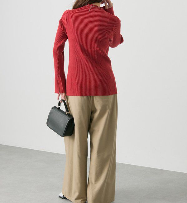  「【リバイバル/新色追加】プチハイネックリブニット」|ニット・セーター|