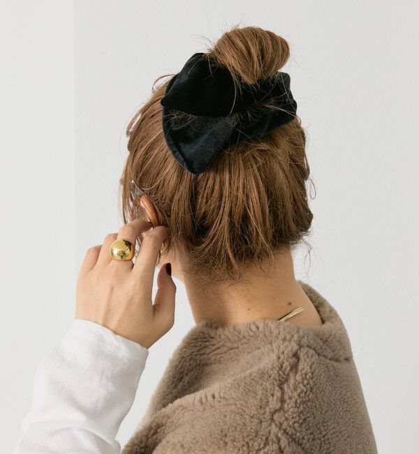  「【＠noricorico102企画】スクエアベロアシュシュ」|ネックレス|