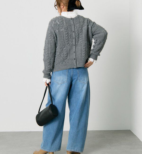  「ポップコーン編み2WAYニット」|ニット・セーター|