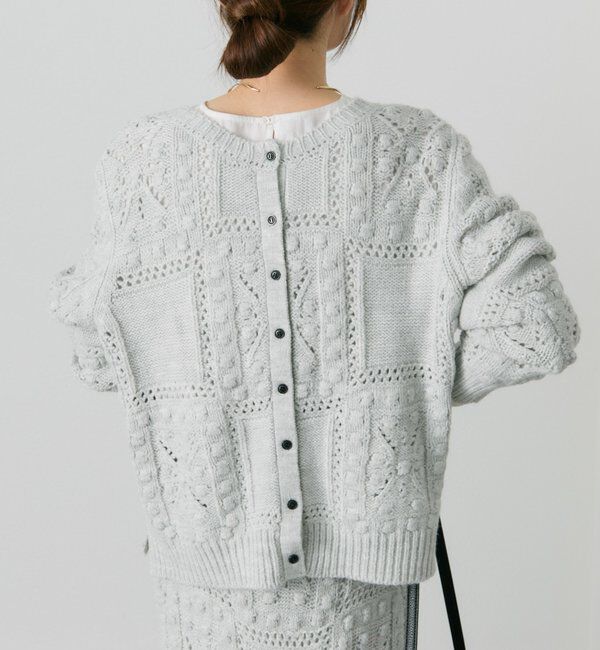  「ポップコーン編み2WAYニット」|ニット・セーター|