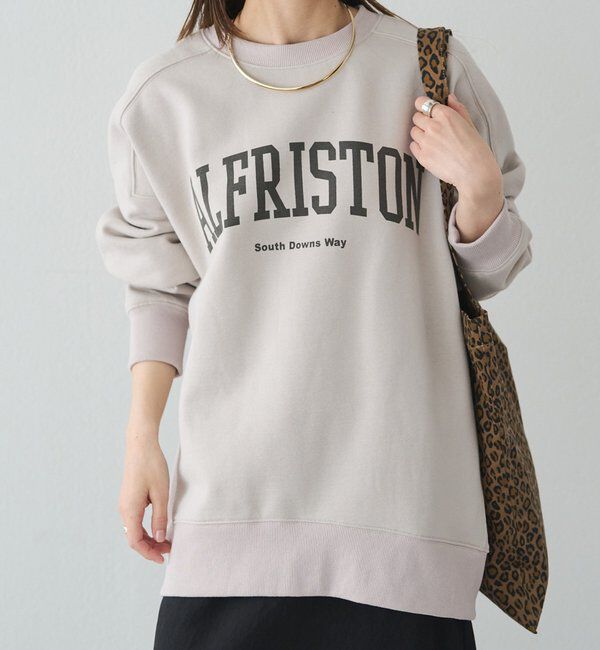  「ロゴプリント裏起毛スウェットプルオーバー」|プルオーバー|