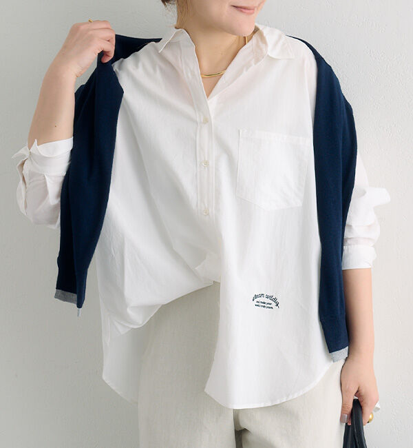  「リヨセルコットンオーバーシャツ」|シャツ・ブラウス|