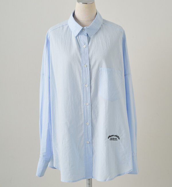  「リヨセルコットンオーバーシャツ」|シャツ・ブラウス|