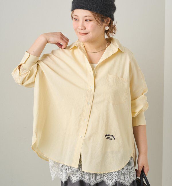  「リヨセルコットンオーバーシャツ」|シャツ・ブラウス|