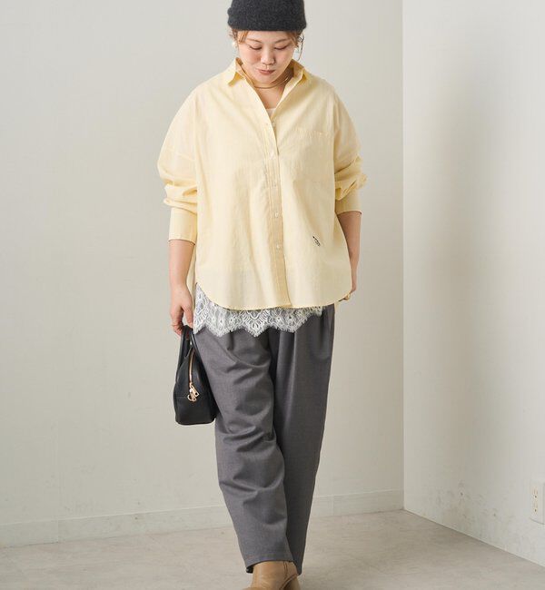  「リヨセルコットンオーバーシャツ」|シャツ・ブラウス|