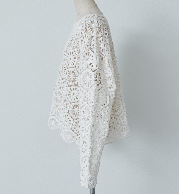  「【リバイバル】カギ針編み風2WAYカーディガン」|カーディガン|