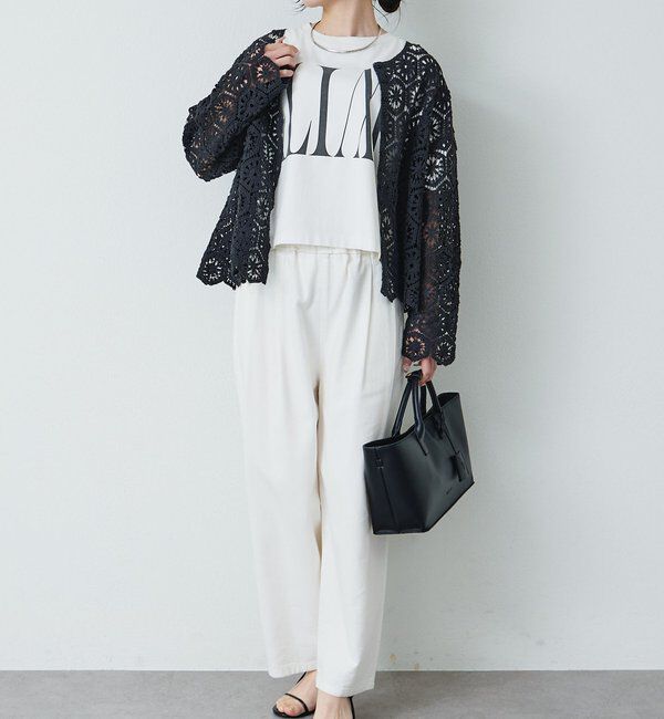  「【リバイバル】カギ針編み風2WAYカーディガン」|カーディガン|