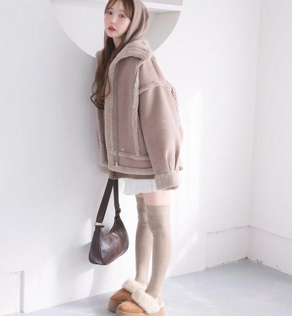  「【WEB限定】ビッグシルエットジップパーカー／裏毛」|プルオーバー|