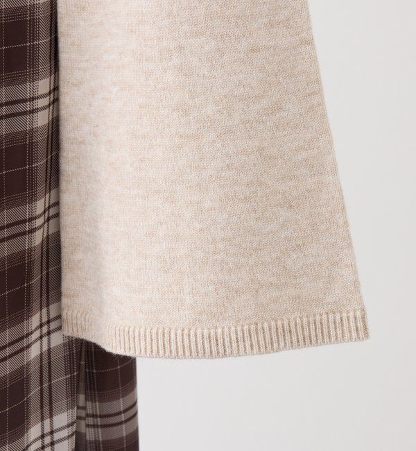  「２枚セットチェックワンピ」|ワンピース|