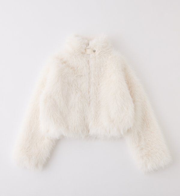  「フェイクファーショートブルゾン」|ダウンベスト・ベスト|