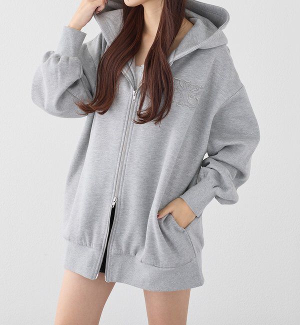  「ロゴグリッターパーカー」|プルオーバー|