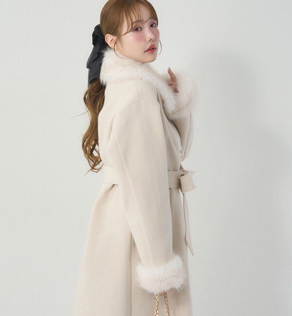  「ファー付マルチロングコート」|その他|