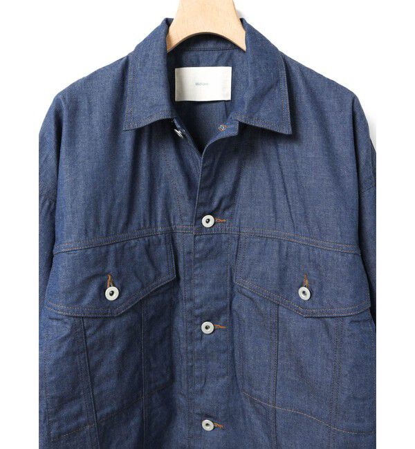 MidiUmi「MidiUmi ワイドデニムジャケット」|テーラードジャケット|