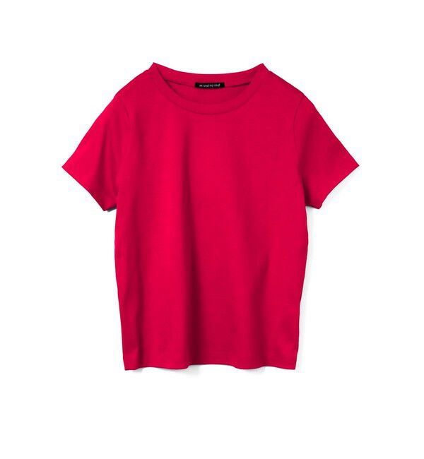mizuiro ind「mizuiro ind コンパクトベーシックT」|Tシャツ・カットソー|レッド