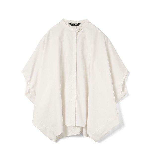 mizuiro ind「mizuiro ind スタンドカラーコクーンシャツ」|シャツ・ブラウス|