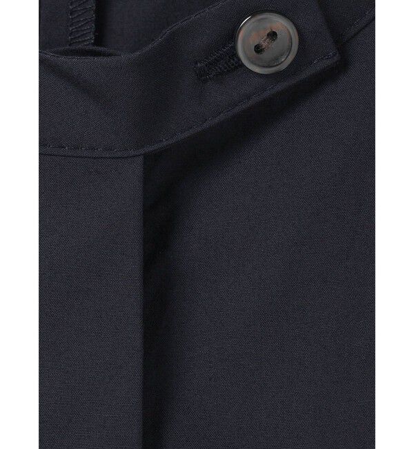 mizuiro ind「mizuiro ind スタンドカラーコクーンシャツ」|シャツ・ブラウス|