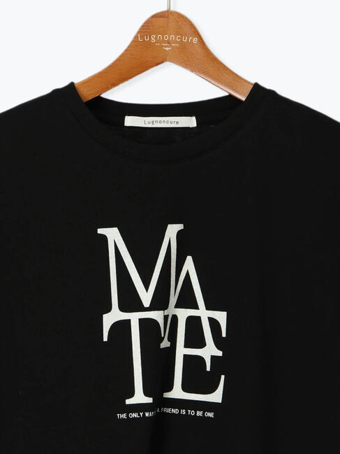 Lugnoncure「重ねロゴプリントTシャツ《2025summer catalog item》」|Tシャツ・カットソー|