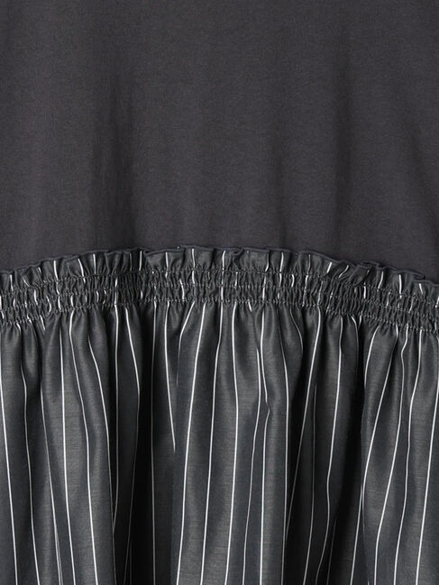 Samansa Mos2 blue「アソートドッキングプルオーバー」|Tシャツ・カットソー|