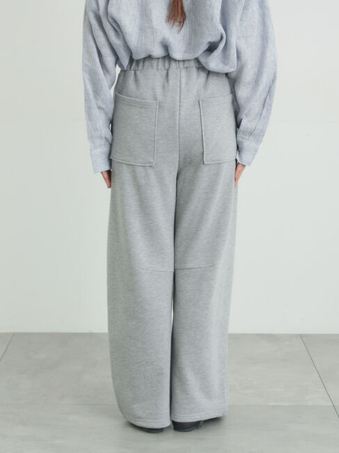 Samansa Mos2「カーブシルエットスウェットパンツ」|その他|