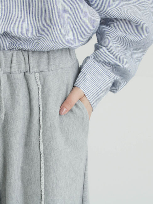 Samansa Mos2「カーブシルエットスウェットパンツ」|その他|